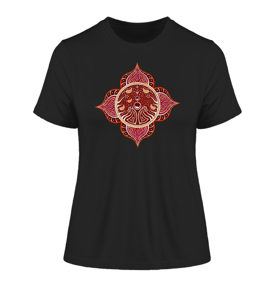 Wurzelchakra T-Shirt | Muladhara Chakra T-Shirt | Organisches T-Shirt | Damen