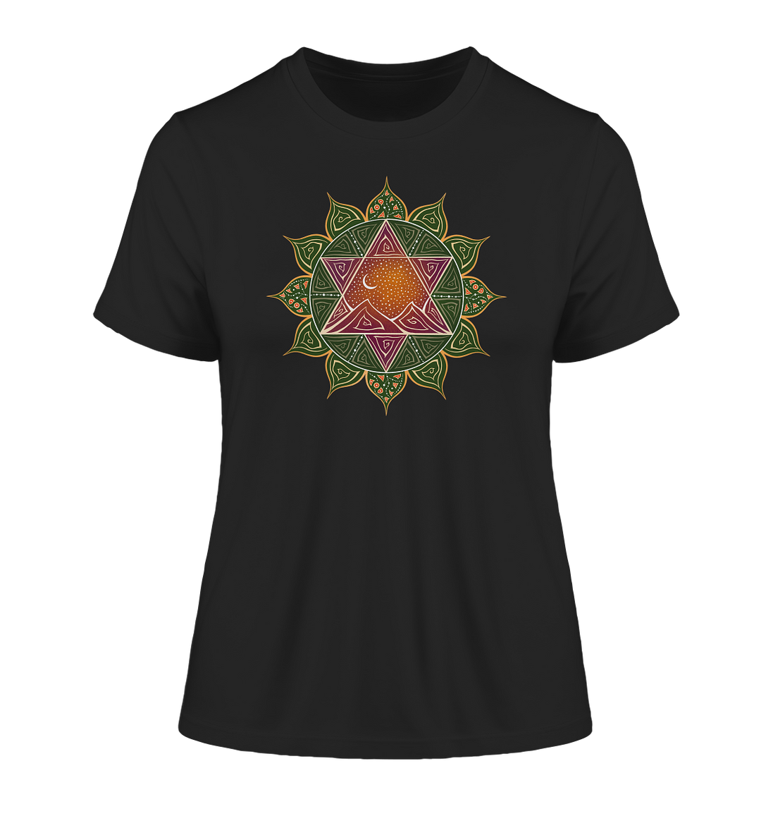 Herzchakra T-Shirt | Anahata Chakra | Organisches T-Shirt | Damen