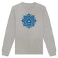 Halschakra Sweatshirt | Vishuddha Chakra | Organisches Unisex Sweatshirt - Deivi