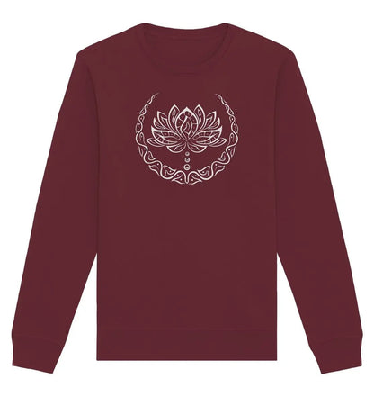 Lotus Blume Sweatshirt | Organisches Unisex Sweatshirt - Deivi