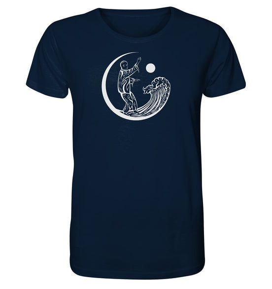 Qi Gong T-Shirt Man Chi Gong Chi Kung blue navy T-Shirt